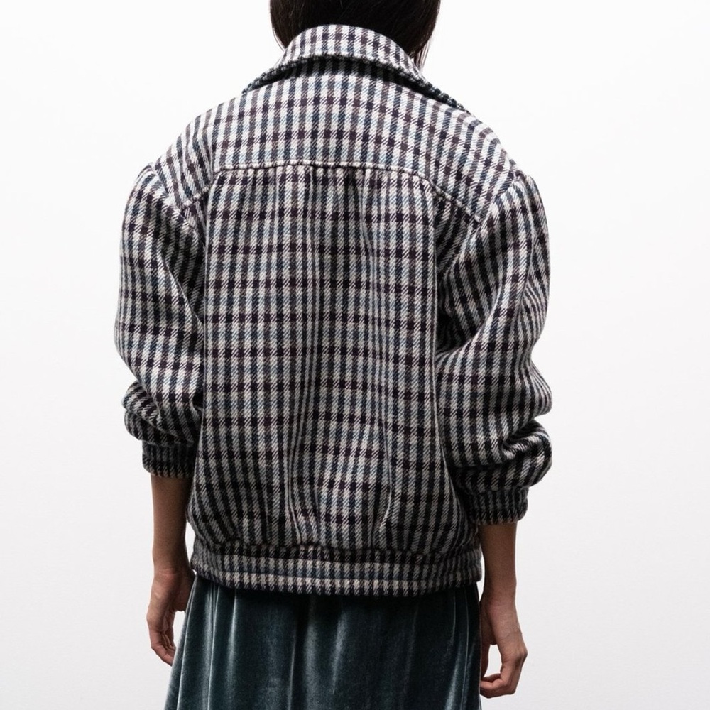Kurt Lyle Lucy Jacket in Red/Brown Check - Picture 2 of 14